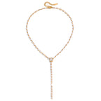 Zircon y Chain Necklace Long Necklace Accessory for Women Stainless Steel Jewelry for Women