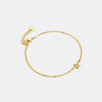 B0008 Star Bracelet for Women, Simple Style, Best Friend, Copper Inlaid with Zircon, Student Jewelry