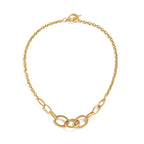 2H Stainless Steel Metal Chain Necklace Collarbone Chain Non-Fading Jewelry