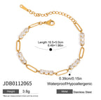 Stainless Steel Zircon Bracelet Women's Non-Fading Jewelry