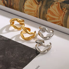 2H Stainless Steel Ear Clips Non-Pierced Ear Jewelry Ear Cuffs Earrings Accessories