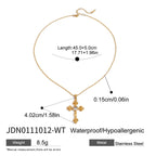 Stainless Steel Cross Necklace Jewelry Non-Fading Necklace