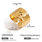 Stainless Steel Cherry Zircon Necklace Jewelry for Women, Non-Fading Choker Accessories