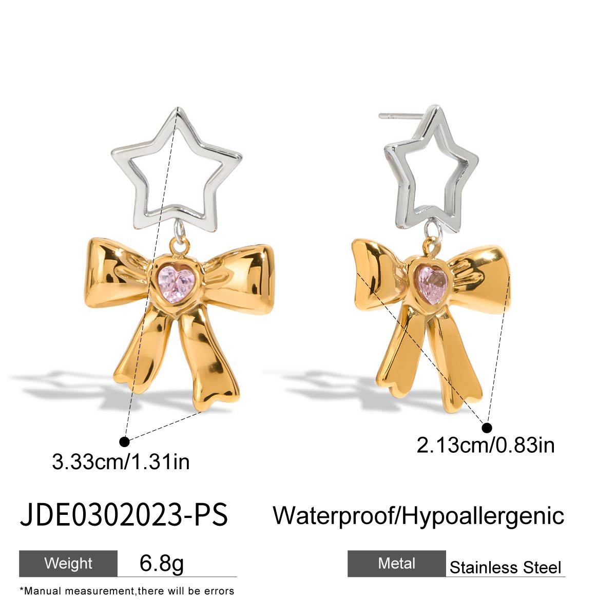 Simple Stainless Steel Necklace 18K Golden Beach Ocean Pendant Non-Fading Jewelry