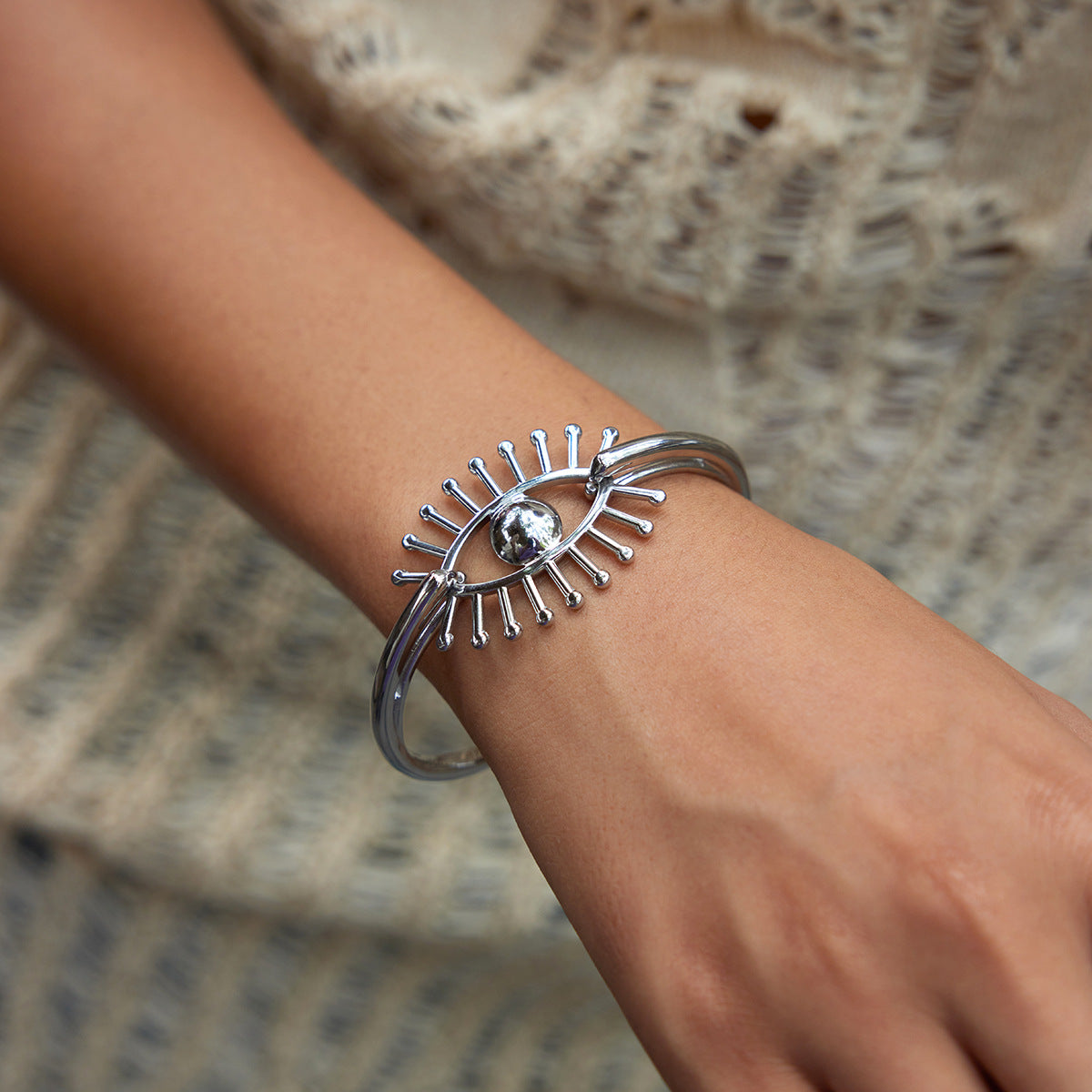 2H Devil's Eye Bracelet18k Gold Stainless Steel Jewelry Non-Fading Bracelet