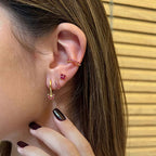 S925Sterling Silver Butterfly Inlaid Diamond Earrings Hoop Earrings Ear Clips Earrings Hot Sale Creative Style Earrings for Women