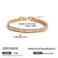 Layered Stainless Steel Gold-Plated Bracelet — jewelry construction