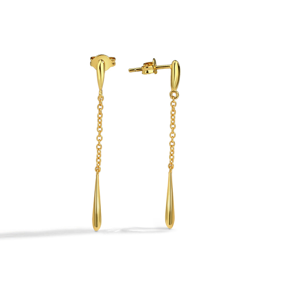 E0323 Elegant and Minimalist Long Water Drop Earrings Geometric simple long sexy earrings