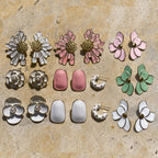 Stainless Steel Oil Drop Earrings Jewelry for Women Non-Fading