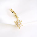 925 Sterling Silver Star Opal Stud Earrings — collection product image 06