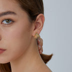 E0543 Fashion Christmas Jewelry Zircon Earrings for Women Brass Gold-Plated Exquisite Christmas Tree Snowflake Stud Earrings