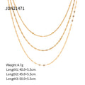 18K Gold-Plated Brass Sculptural Necklace featuring sculptural and a gold-tone finish
