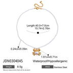 Multi-layer Stacked Necklace Collarbone Chain Stainless Steel Jewelry Non-fading