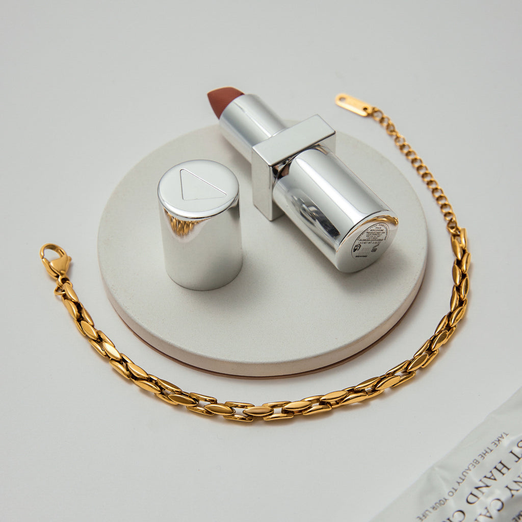 2H 18K gold Stainless Steel Bracelet Non-Fading Jewelry