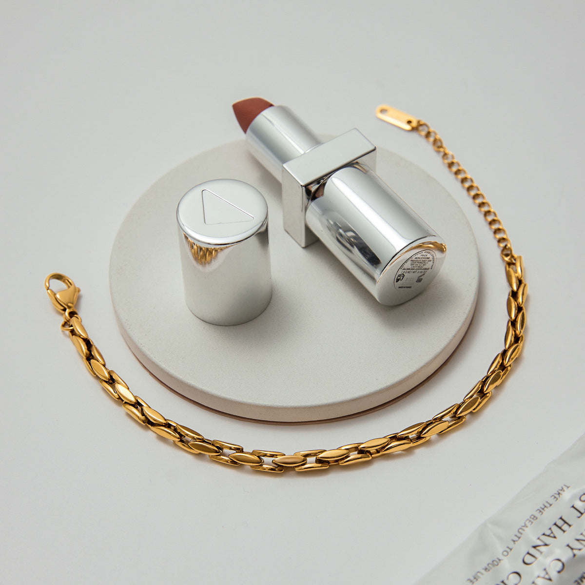 2H 18K gold Stainless Steel Bracelet Non-Fading Jewelry