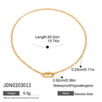 Stainless Steel diy Adjustable Necklace Choker Jewelry for Women