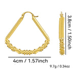 E0574 Korean Style Fashion Romantic Heart-Shaped Design Earrings for Women Copper Gold-Plated Simple Index Finger Ring