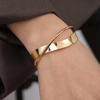 18k Gold-plated Bracelet Non-fading Jewelry Stainless Steel Item