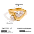 Stainless Steel Bracelet in Gold-Plated with Snake Detail — jewelry construction