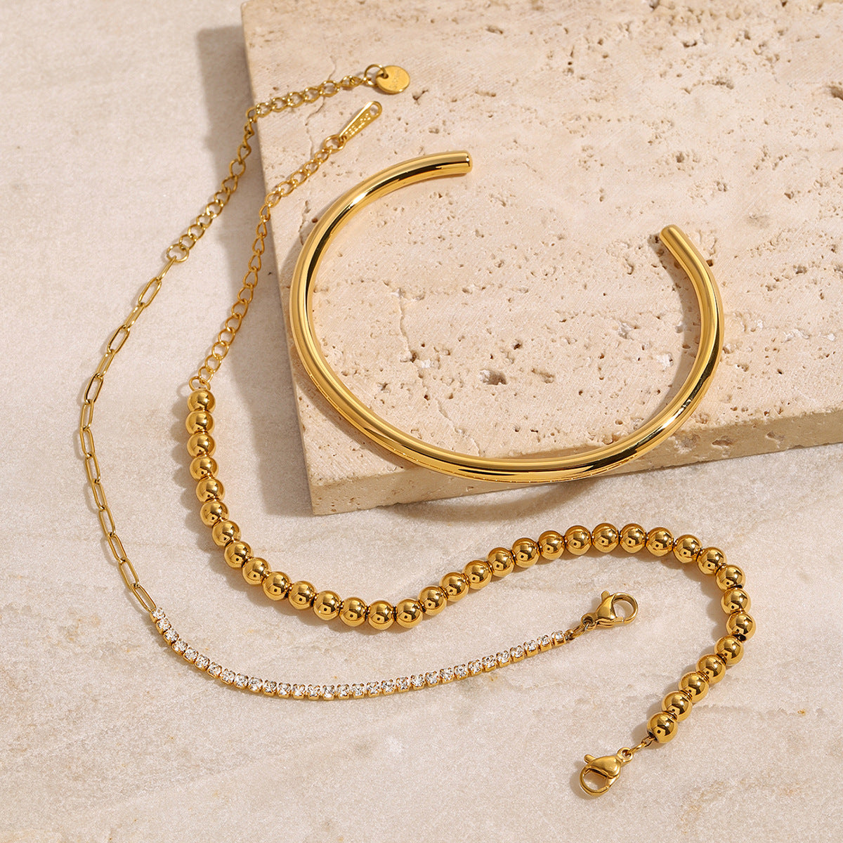 Bracelet Chain Layered Combination Accessories for Women with a Sense of Design