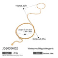 Gold-Plated Pearl Stainless Steel Bracelet — jewelry construction