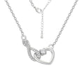Gold-Plated Brass Butterfly Heart Necklace with a butterfly design profile — jewelry finish and design detail