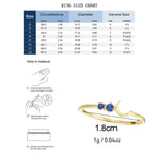 SR0052 S925Silver Moon Blue Star Design Sense Simple Thin Ring