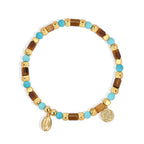 CYB0265 Vintage Bohemian Round Beaded Fashion Trend Bracelet