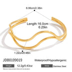 2H Bracelet that doesn't fade jewelry18k Gold Bracelet Stainless Steel Jewelry