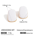 Stainless Steel Oil Drop Earrings Jewelry for Women Non-Fading