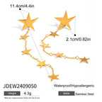 Earrings and Ear Jewelry18K Gold non-fading earrings stainless steel jewelry