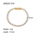 Stainless Steel Bracelet in Gold-Plated — Elevated Essential — additional design view — jewelry finish and design detail