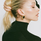 Geometric Stud Earrings Stainless Steel Earrings Women's Ear Jewelry Earrings