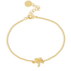 CYB0358 S925Copper plating14k Golden Beach Coconut Tree Bracelet Fashion Jewelry