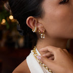 Stainless Steel Pearl Earrings Studs Non-Fading Jewelry Ear Accessories