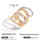 Color matching ring that doesn't fade, women's jewelry, stainless steel