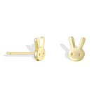 SE0275 S925Silver Bunny Children's Earrings for Girls Cute Student Girl Earrings Children's Ear Jewelry Trendy