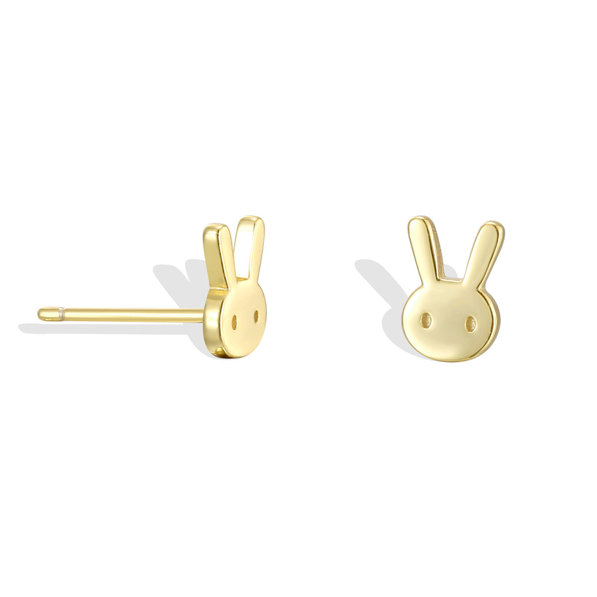 SE0275 S925Silver Bunny Children's Earrings for Girls Cute Student Girl Earrings Children's Ear Jewelry Trendy