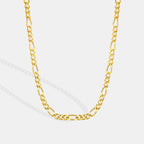 N0096 Minimalist Cold Style Figaro Chain Necklace Fashionable and Unique Layered Collarbone Chain for Women