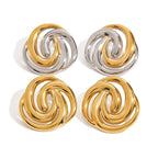 Earrings and Ear Jewelry18K Gold non-fading earrings stainless steel jewelry