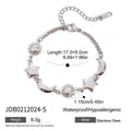 18K Gold-Plated Stainless Steel Star Bracelet — material detail — jewelry finish and design detail