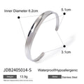 18K Gold-Plated Stainless Steel Cuff Bracelet with Minimalist Detail — jewelry construction — jewelry finish and design detail