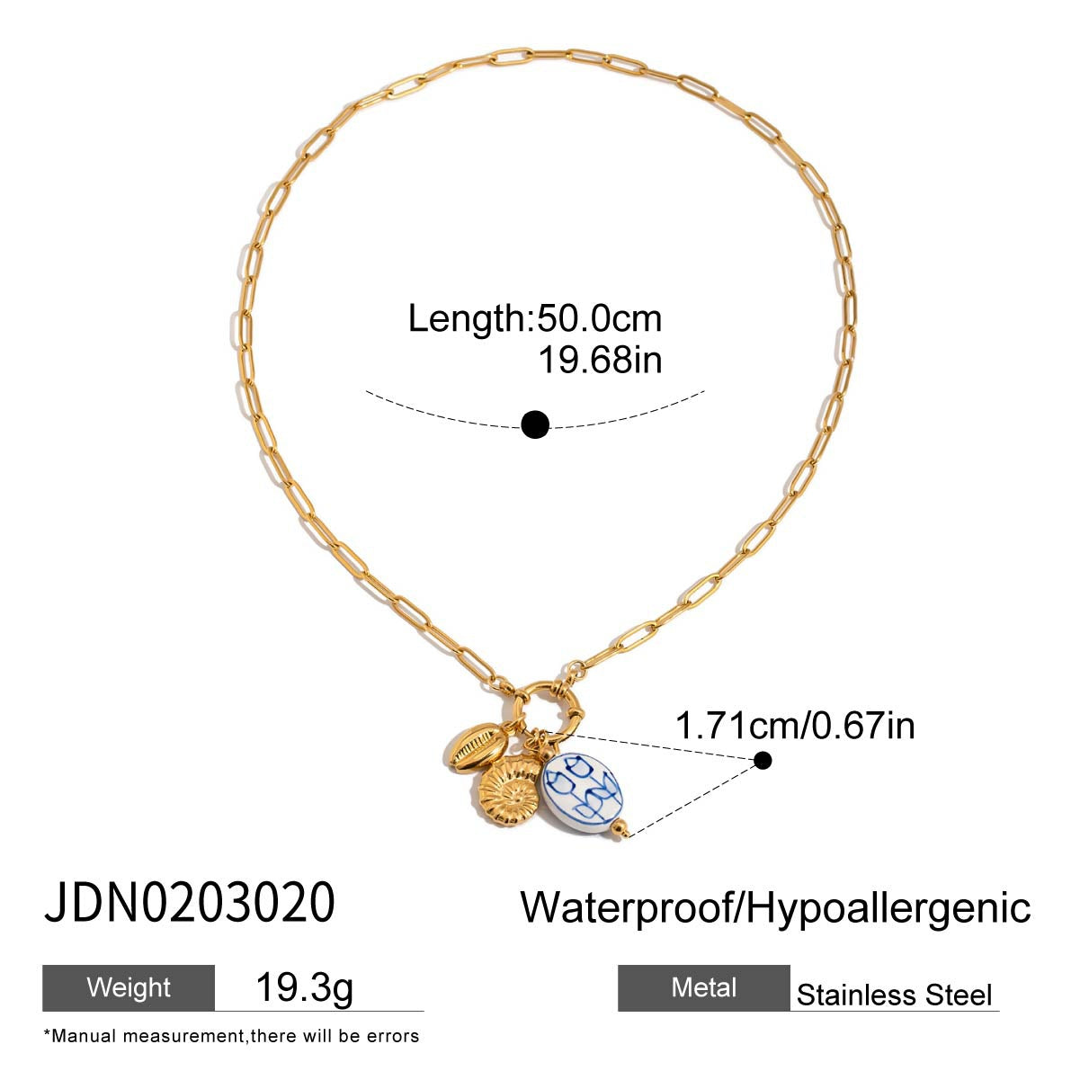 Stainless Steel diy Adjustable Necklace Choker Jewelry for Women