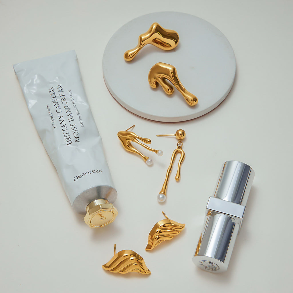 2H Lava Earrings Stainless Steel Stud Earrings Jewelry earrings