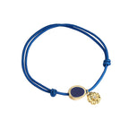 B0015 Ornament Copper Gold-Plated Braided Bracelet Chain Simple Flower Bracelet for Women