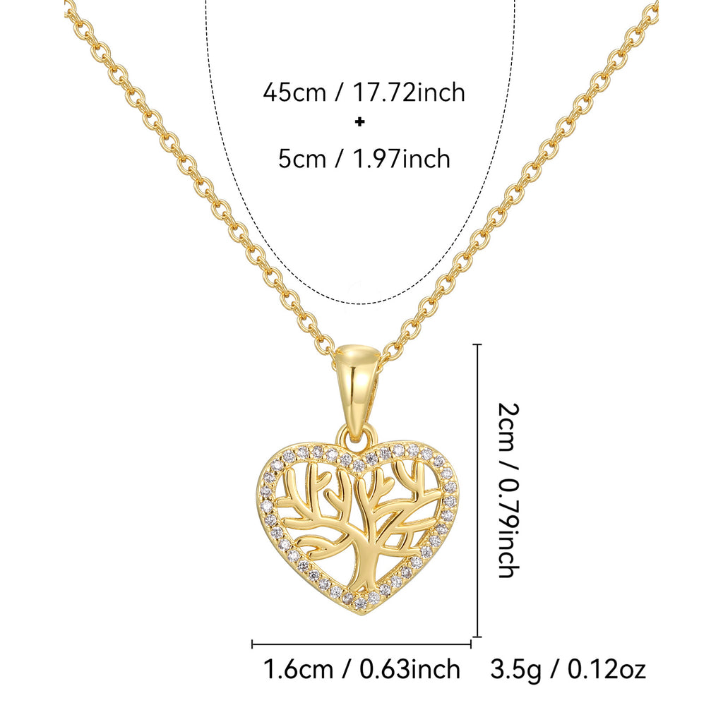 CYN0243 Love Tree Luxury Copper Necklace New Pendant