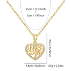 CYN0243 Love Tree Luxury Copper Necklace New Pendant