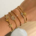 Stainless Steel Zircon Bracelet High Appearance Non-Fading Jewelry bracelet