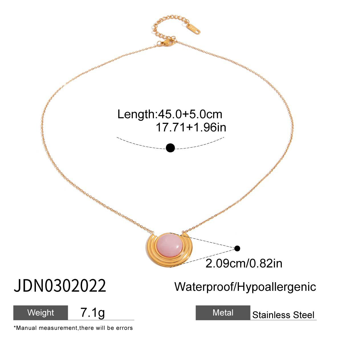 2H Original Design Jewelry Stainless Steel Necklace Design Sense Earrings Ring Non-Fading