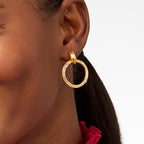 2H Stainless Steel Zircon Earrings Studs Ear Jewelry Design Sense Accessories for Women